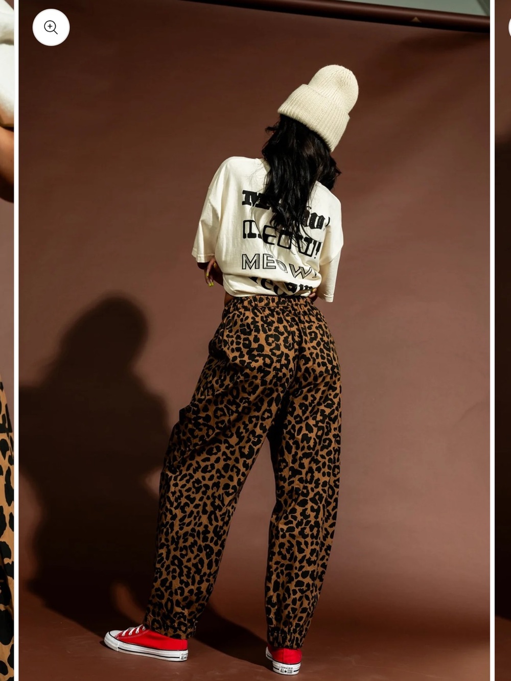Dressed in LALA Happy Chance Barrel Leg Boxer Pants - Picture 3 of 8